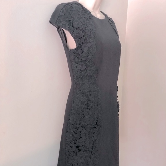 Ted Baker London Fitted Black Lace Mini Dress Size 1 (US 4) - Picture 4 of 15